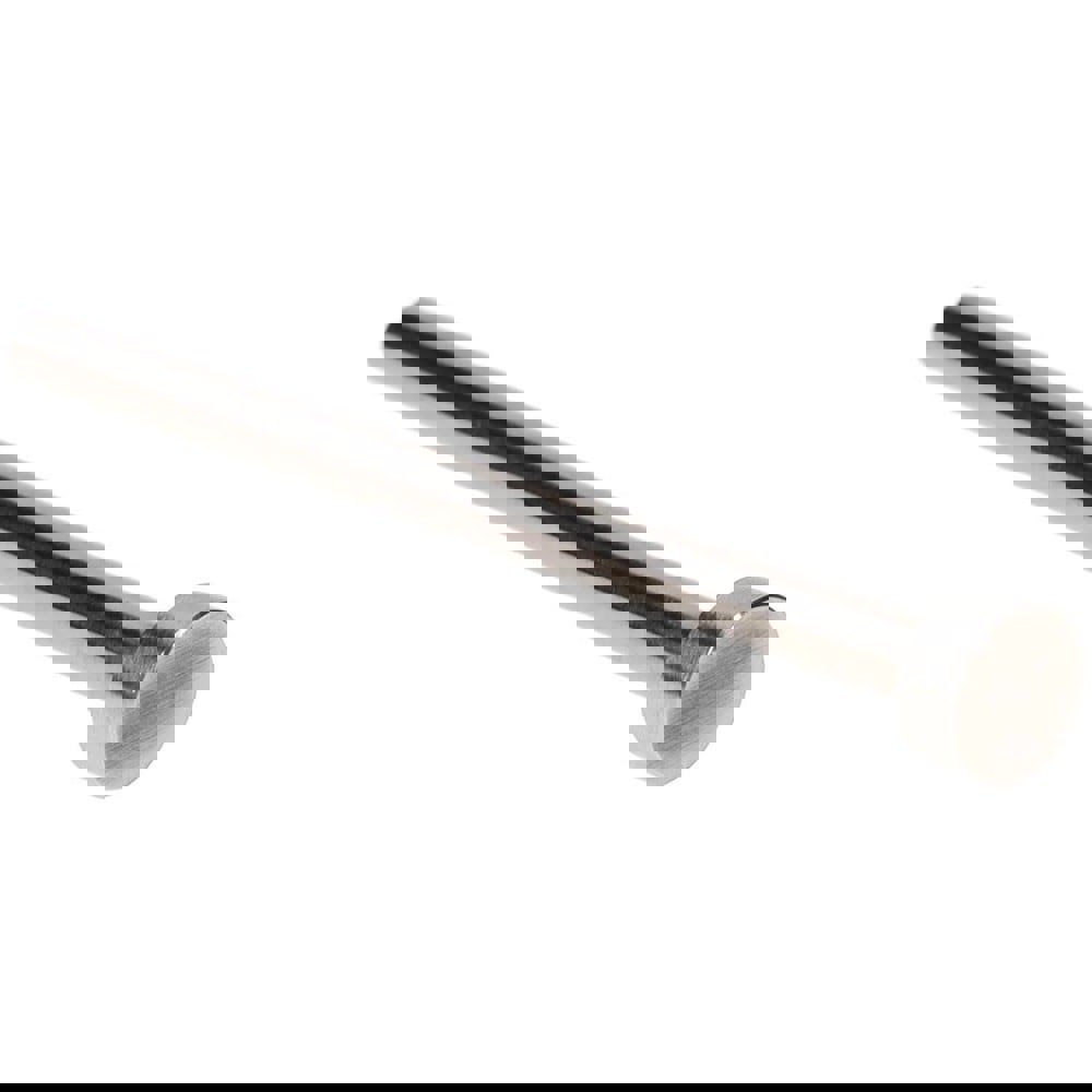 Straight Ejector Pin: 6 mm Pin Dia, 100 mm OAL, Steel